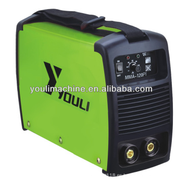 Plastic dc mma máquina de soldadura igbt soldador mma-150pi